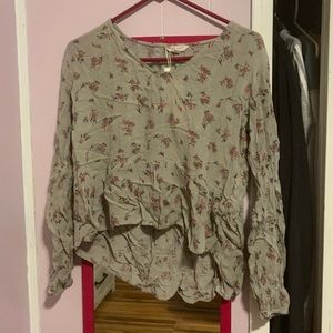 A shirt sage floral brand is sim&sam